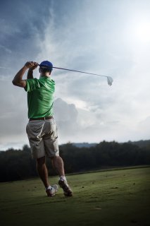 Avid Birdwood golfer Blair Engle admits that part of his decision to move to Charlottesville hinged on the Boar's Head course. Photo: Amy Jackson/Jackson Smith