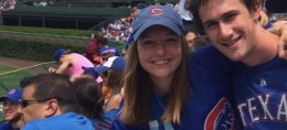 Longtime Chicago Cubs fan Caitlin Swieca said she will donate to a local anti-domestic violence organization every time pitcher Aroldis Chapman gets a save. | Provided photo